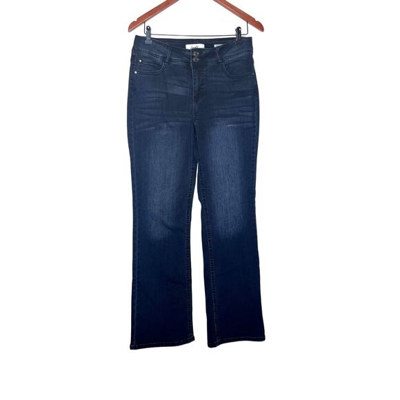 Angels  womens size 10 30X30.5 jeans curvy bootcut mid-rise zip-fly - Picture 1 of 12